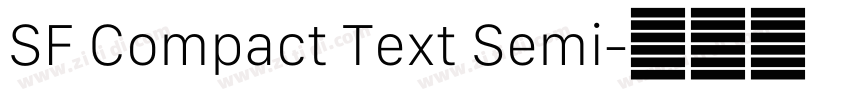 SF Compact Text Semi字体转换